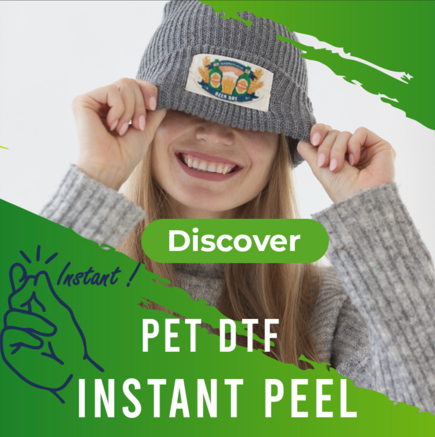 DTF PET FILM - ⚡️ INSTANT PEEL ⚡️